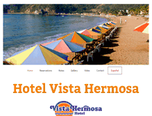 Tablet Screenshot of hotelvistahermosa.com